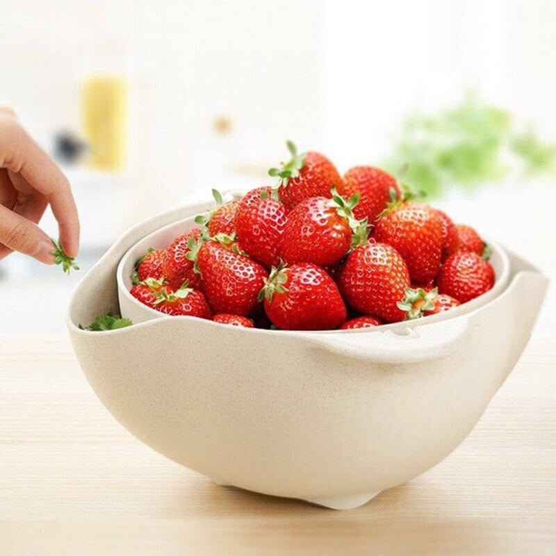 Multifunction Kitchen Colander/Strainer Bowl Set